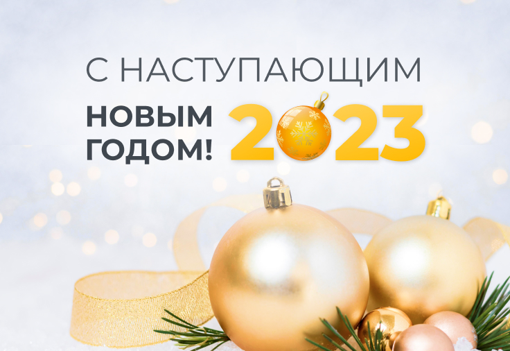 С наступающим Новым годом 2023!