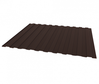 Профлист МП-20 2,0х1,15м 0,45мм RAL 8017 (шоколад) односторонний
