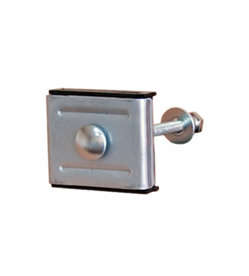 Крепление (скоба и болт) М6х85 без окраски  с шайбой и гайкой антивандальной гайкой